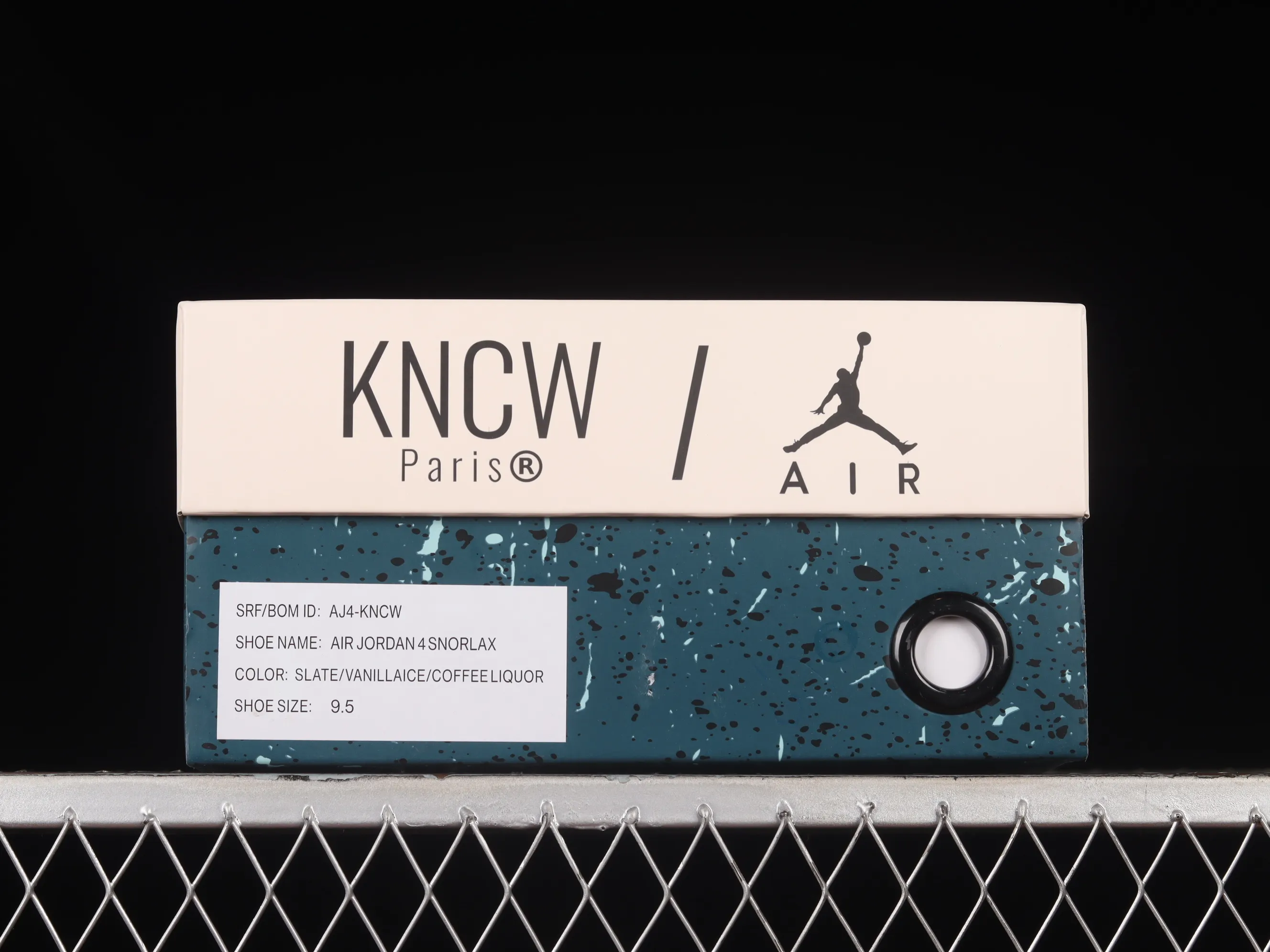 All categories Air Jordan Jordan series basketball shoes Air Jordan 4 KNCW x Air Jordan AJ4 Retro "Red Thunder" AJ4 Joe 4 customized basketball shoes